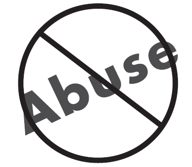 no abuse image